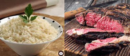 Arroz cocido, chuleton y energia nuclear