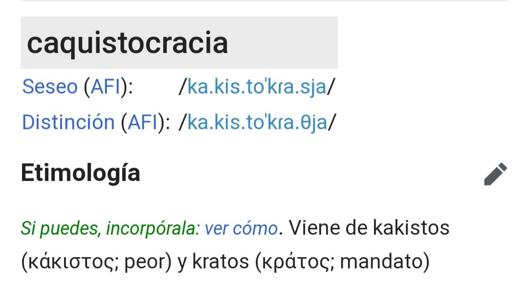 ¿somos demócratas o caquístocras ?