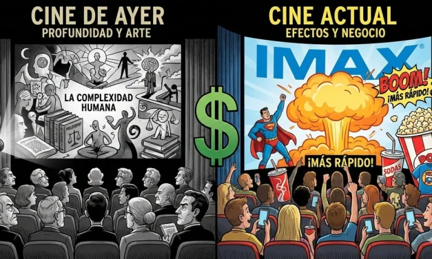 La simplicidad del cine actual. Infantilización y pena profunda.