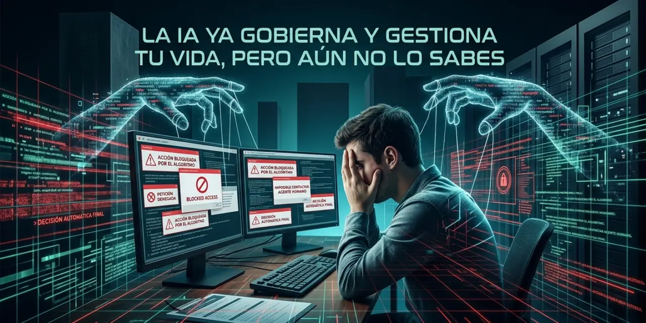 La IA ya gestiona tu vida. Pero no te has dado cuenta, todavía. Ya te tocará.
